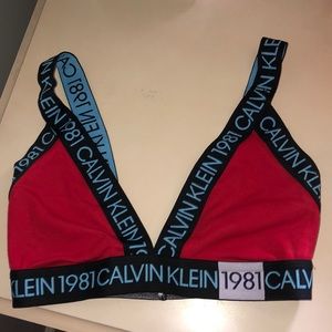calvin klein bra with no pads or wire